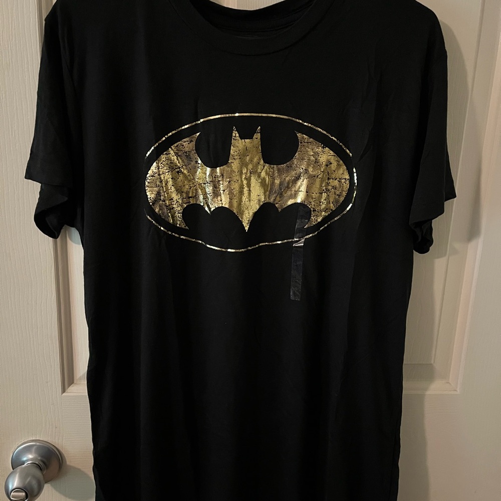 Batman Black and Gold Short Sleeve Tee